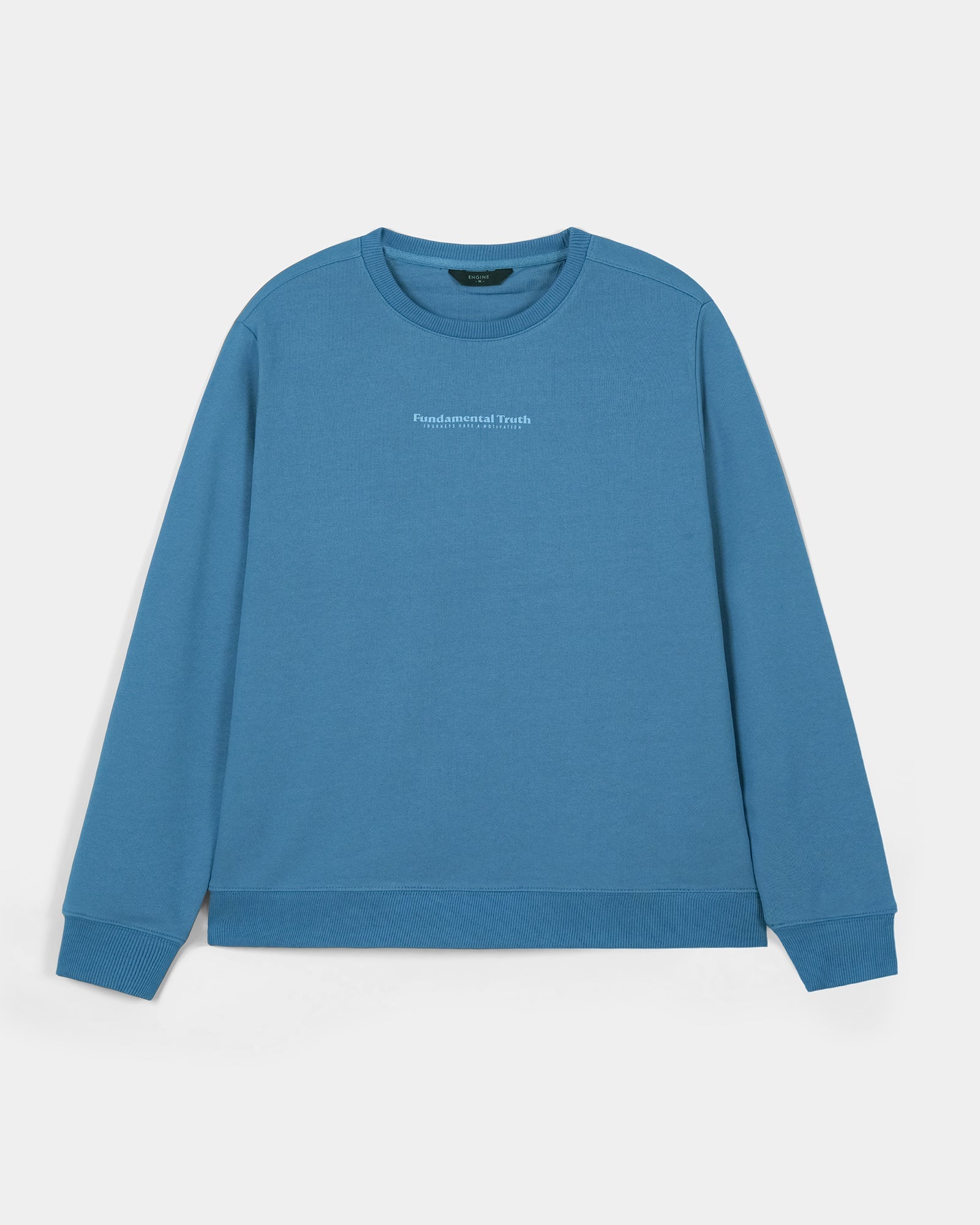 Men Graphic blue Sweatshirt
