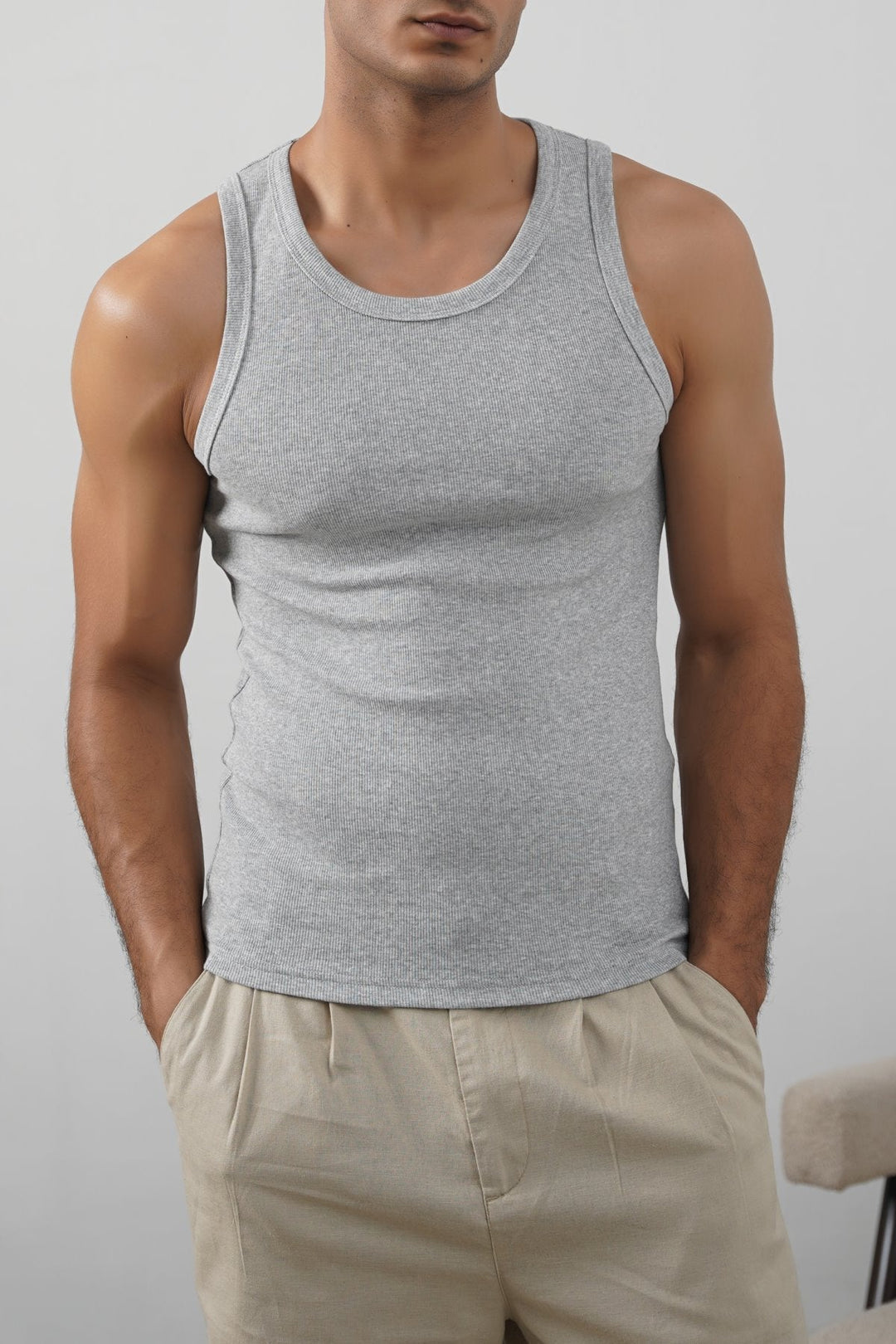 RIBBED TANK TOP