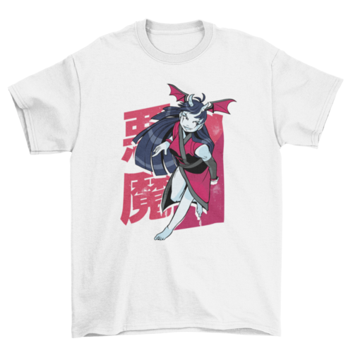 Demonic anime girl t-shirt