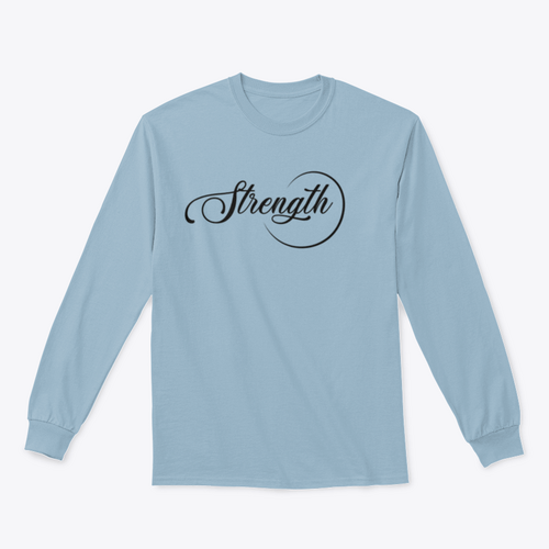 Strength, Christian Faith, Typography Tshirt Design
