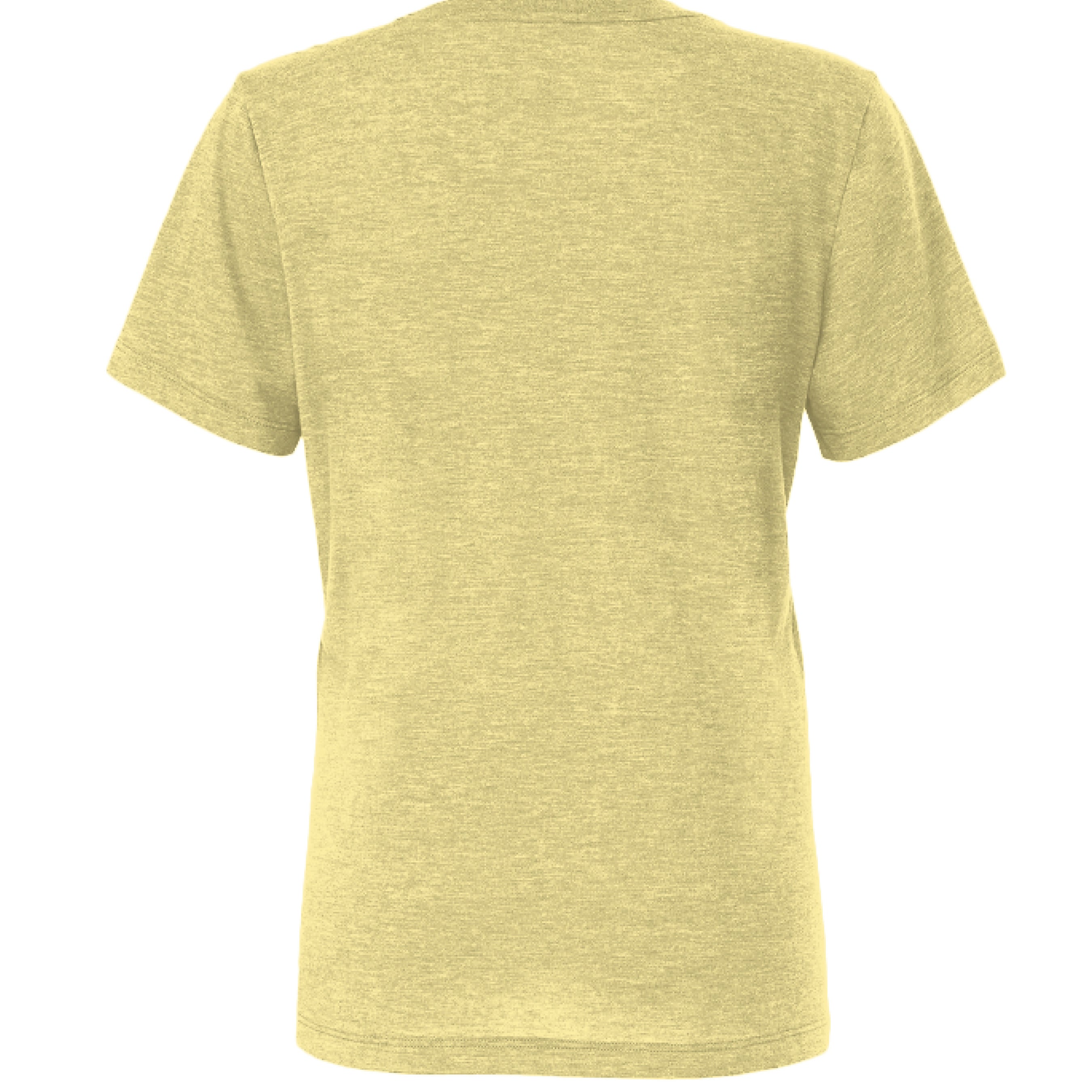 Pale Yellow Triblend - BACK